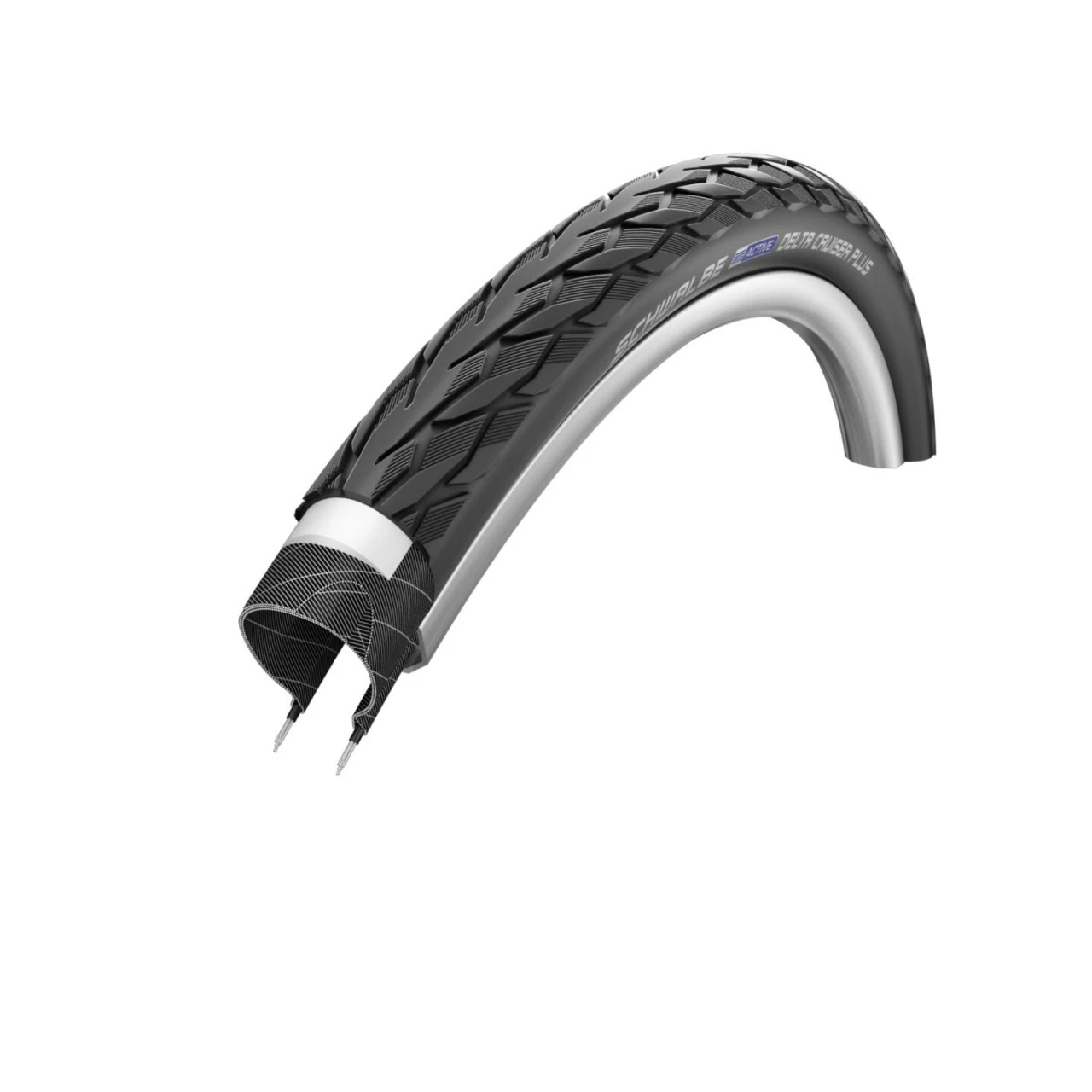 1. ANVELOPA SCHWALBE DELTA CRUISER PLUS PUNCTUREGUARD TWINSKIN 37-622 NEGRU