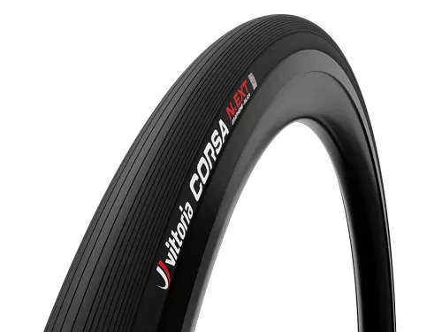1. Anvelopa VITTORIA Corsa N.EXT 700x28C 28-622Pliabil Nylon 100 TPI Negru 210g