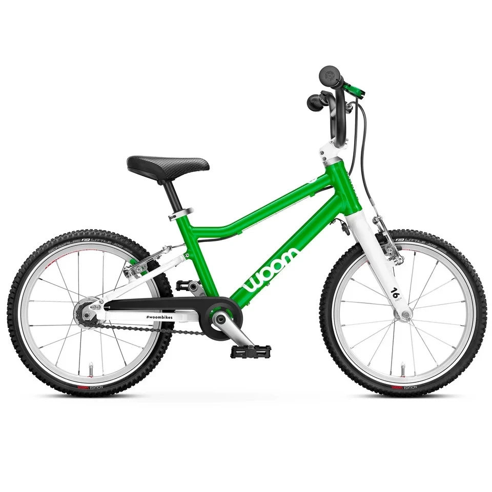 1. Bicicleta copii WOOM 3 Automagic Verde