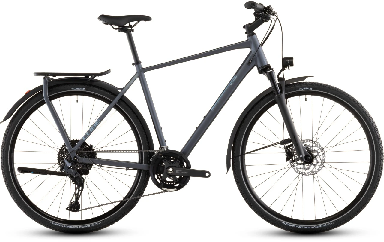 1. BICICLETA CUBE KATHMANDU EXC METALLICGREY CHROME