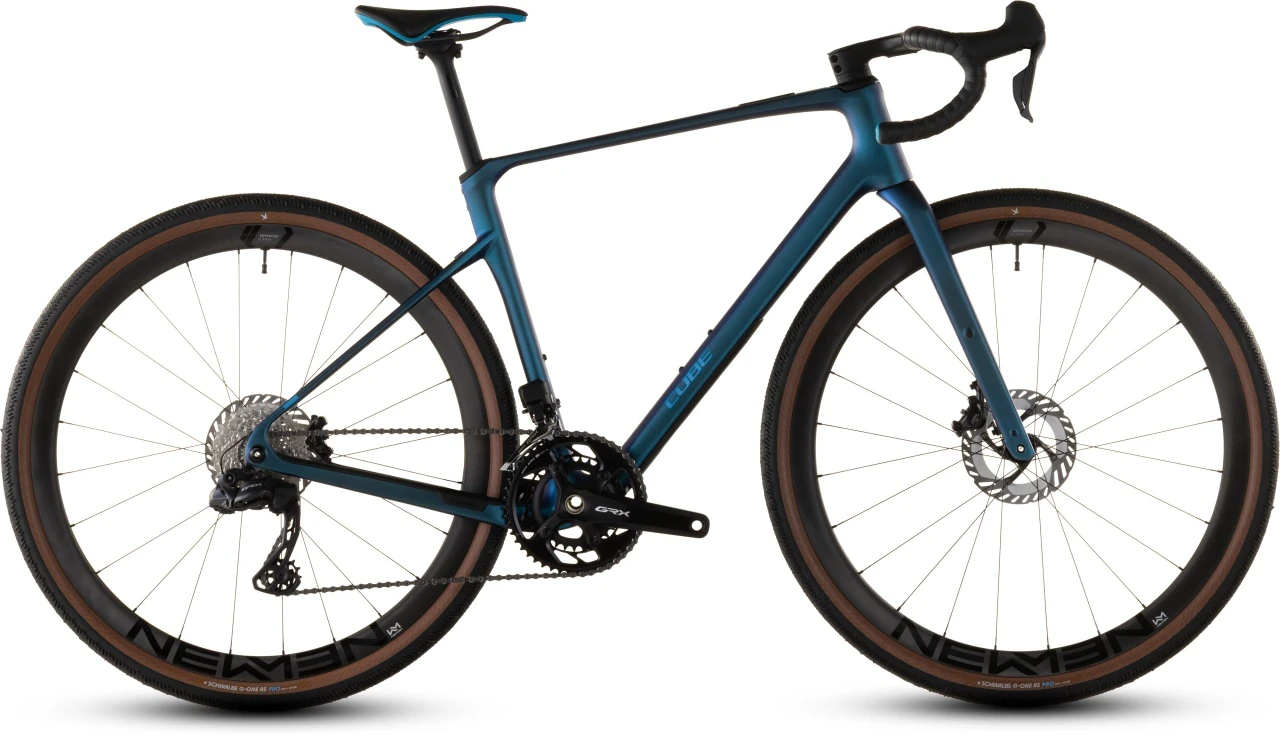 1. BICICLETA CUBE NUROAD C:62 RACE NEBULA BLUE