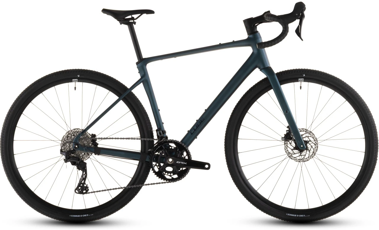 1. BICICLETA CUBE NUROAD RACE ROYALGREEN BLACK
