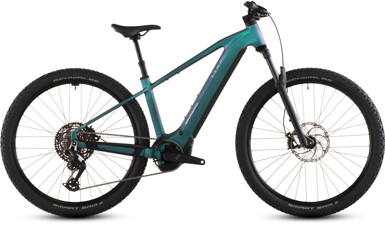 1. BICICLETA ELECTRICA CUBE REACTION HYBRID RACE 800 POLARLIGHT PRISM