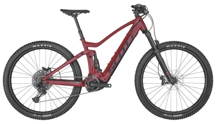 1. Bicicleta Electrica MTB Full Suspension SCOTT Strike eRide 930 Red