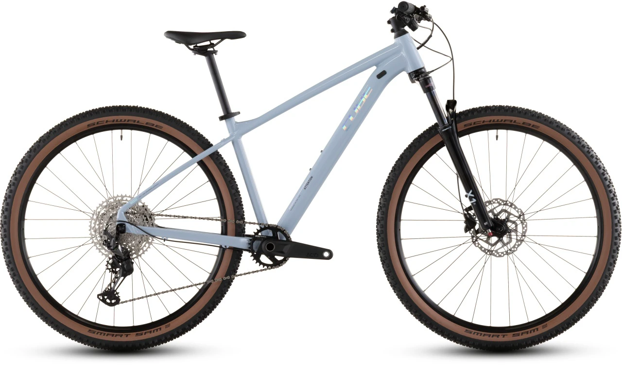 4. BICICLETA MTB Hardtail CUBE ATTENTION PRO ICEBLUE PRISM