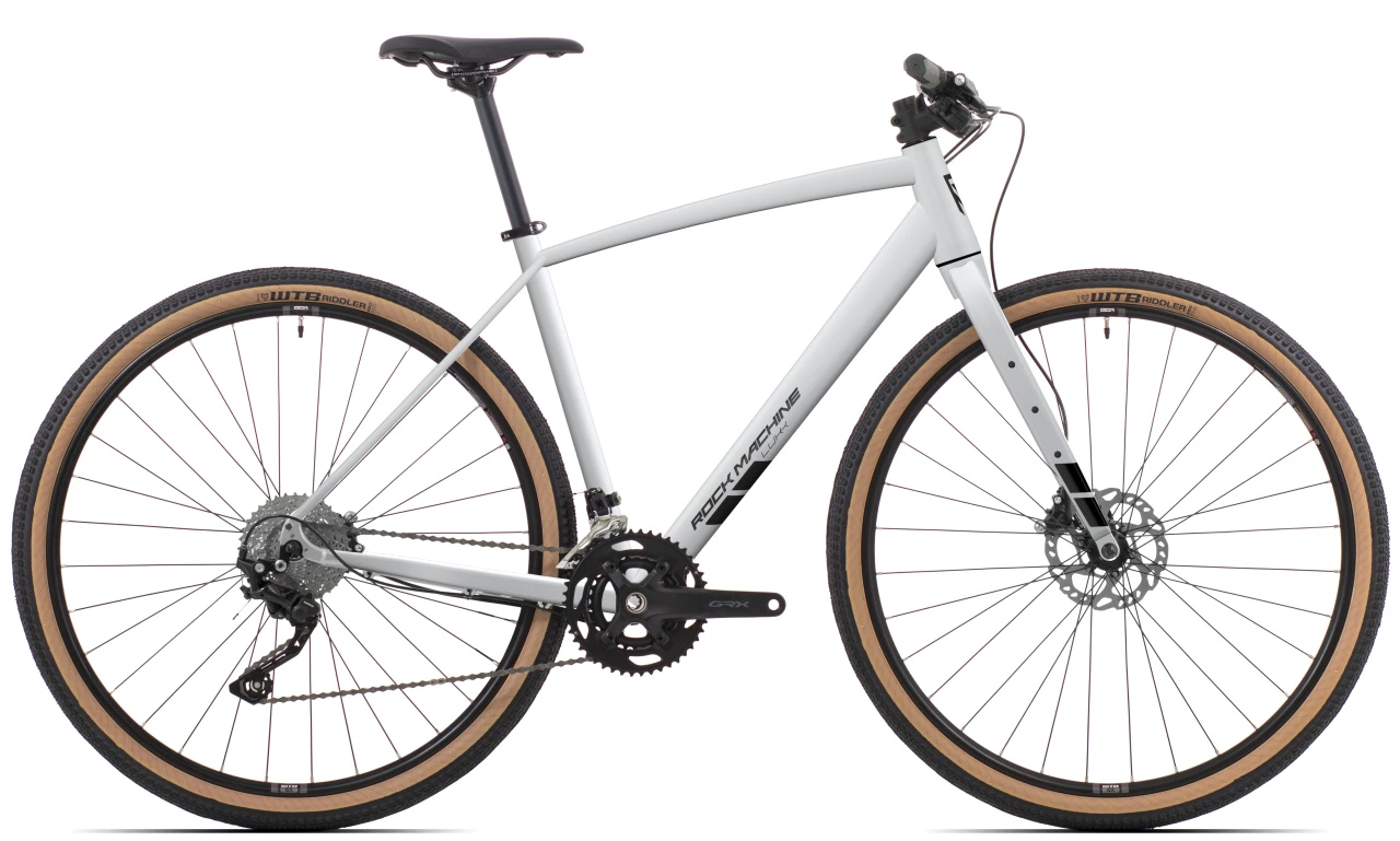1. Bicicleta Rock Machine Lukk 20 Flat Bar 28 Matte Mouse Grey 48cm - (S)