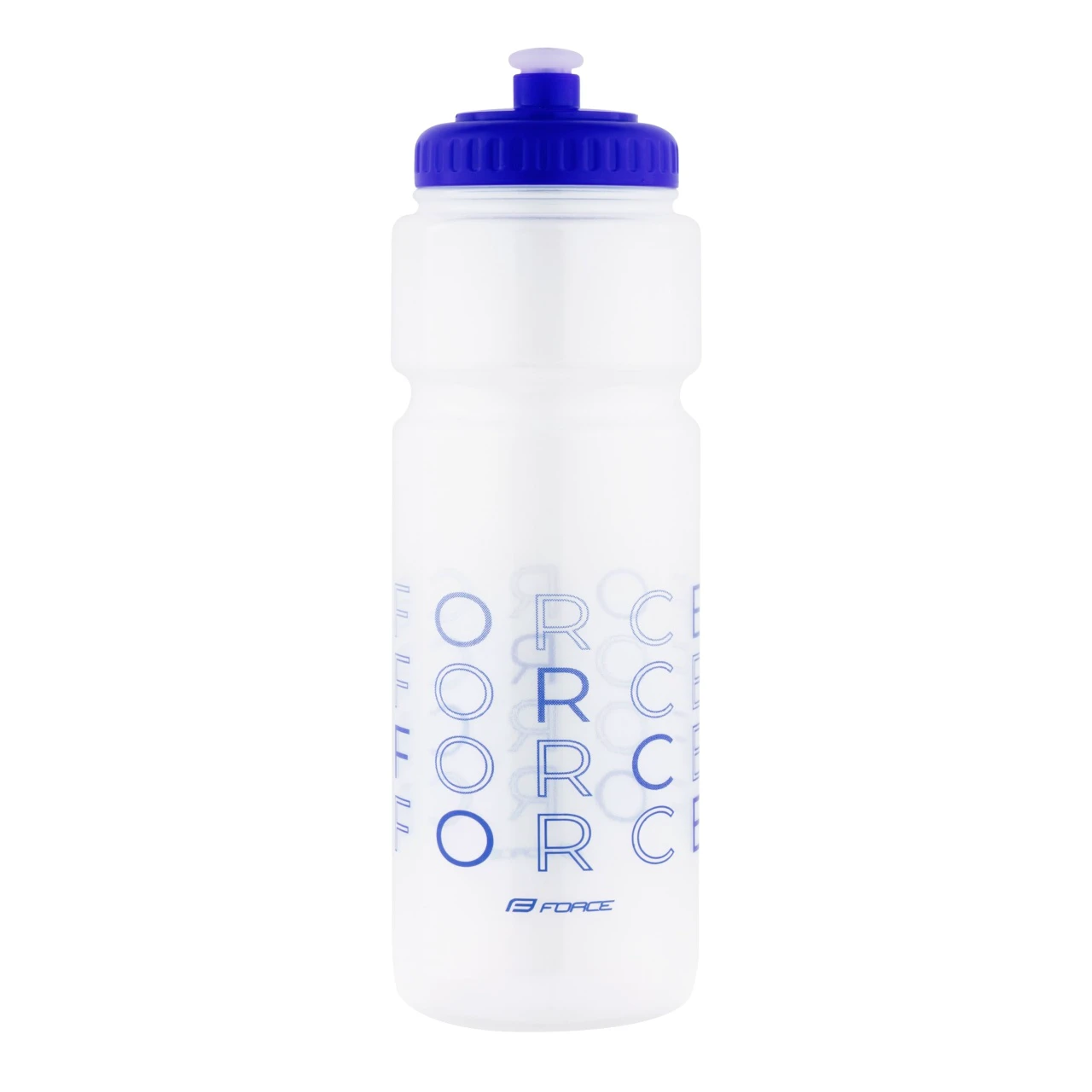 1. Bidon Force ENJOY 750ml, transparent-albastru