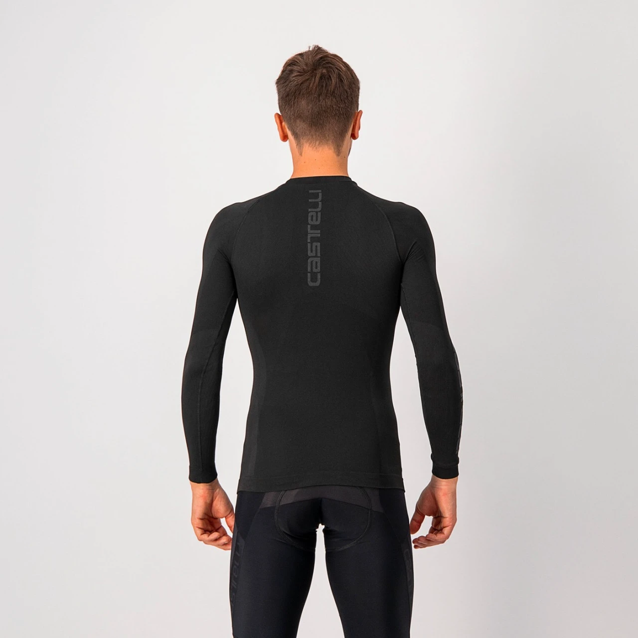 3. Bluza de corp cu maneca lunga Castelli Seamless Base Layer LS Negru