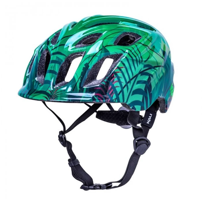 1. Casca Bicicleta Kali Chakra Child Lighted Jungle Green