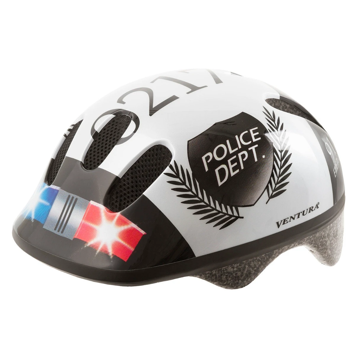 1. Casca Copii M-WAVE POLICE S-(52-57cm)