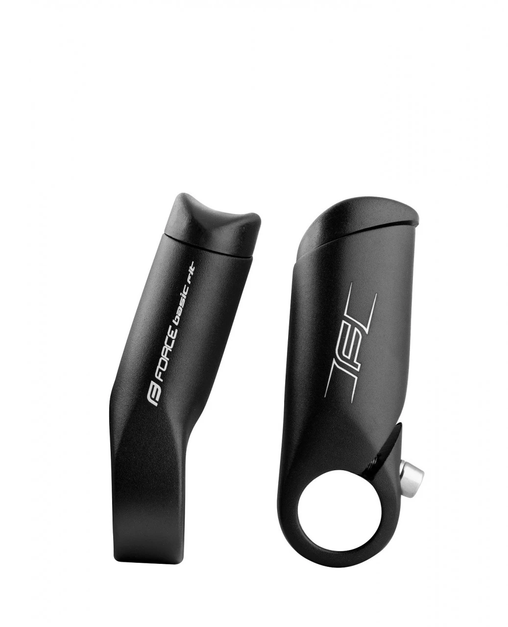 1. Coarne Force Fit 8 cm Al, negru mat
