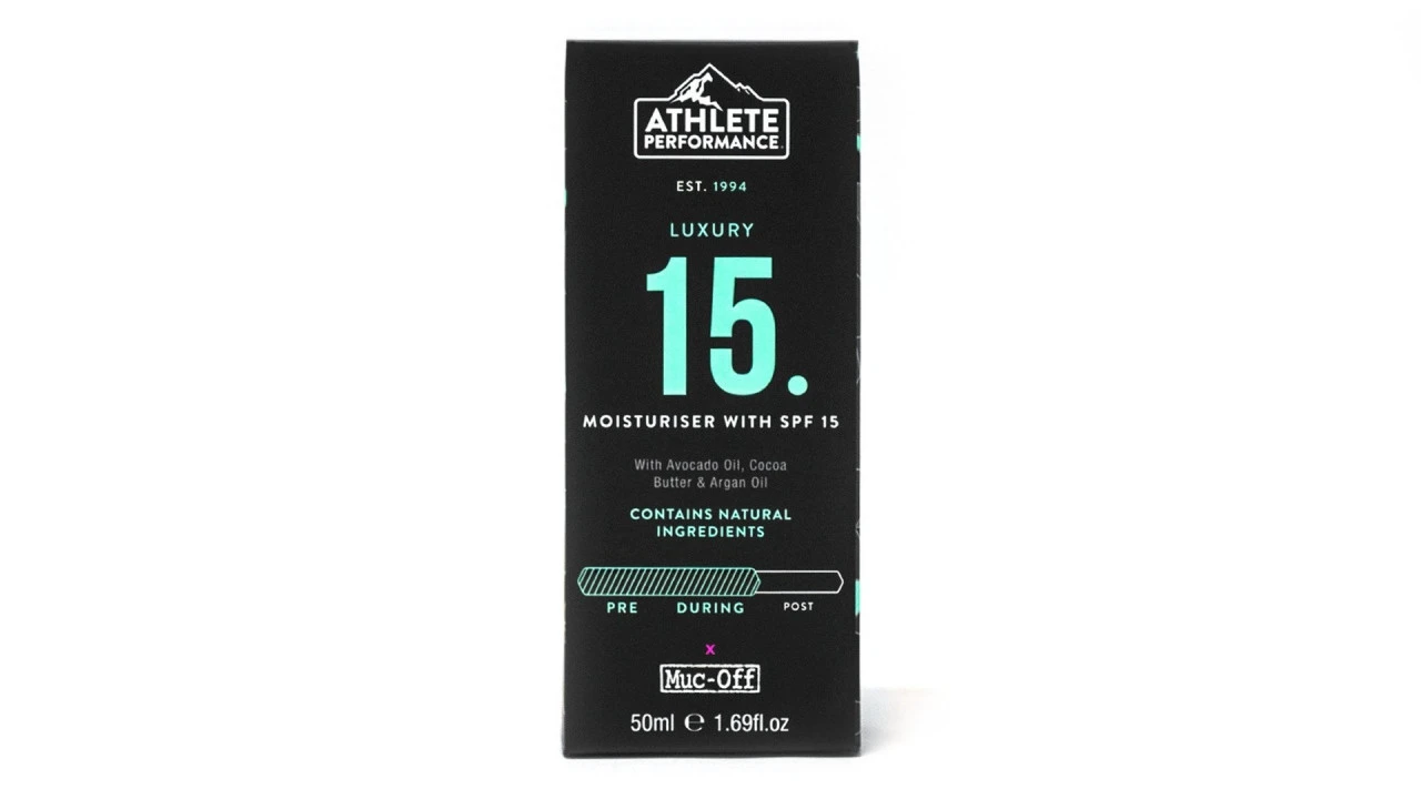 1. Crema Muc-Off Athlete Performance Moisturiser with SPF15 50ml