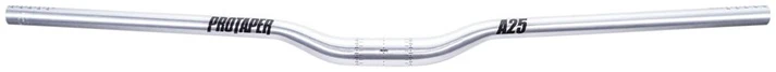 1. GHIDON DE BICICLETA MTB/DIRT ProTaper A25 - 810mm, 25mm Rise, 31.8mm, Aluminum, Polished Silve