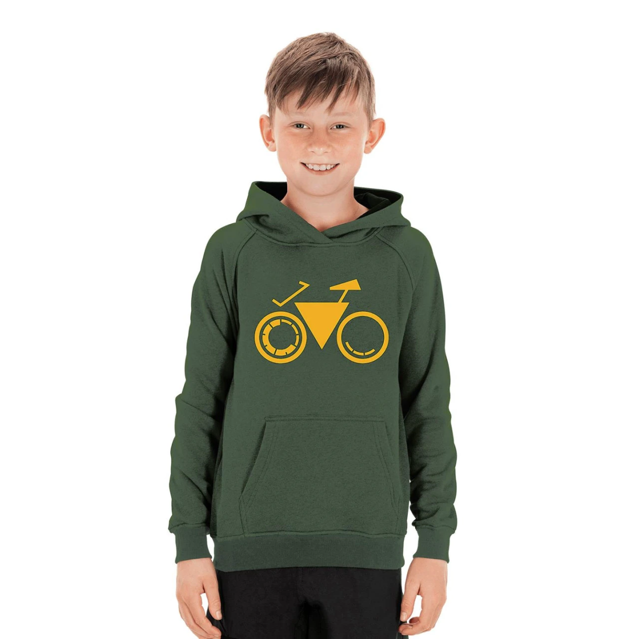 1. Hanorac CUBE Junior Hoody Bike Verde
