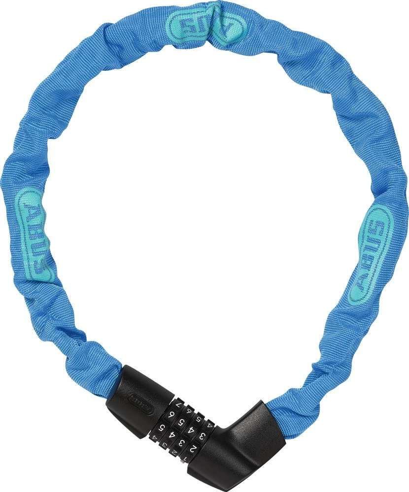 1. Lacat Abus Tresor 1385/75 albastru neon