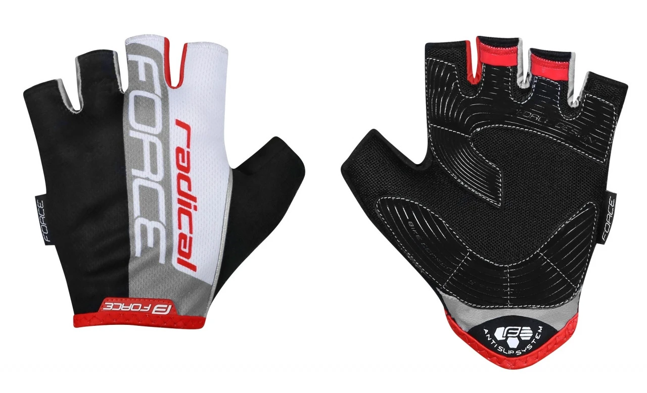 1. Manusi Force Radical negru/alb/rosu