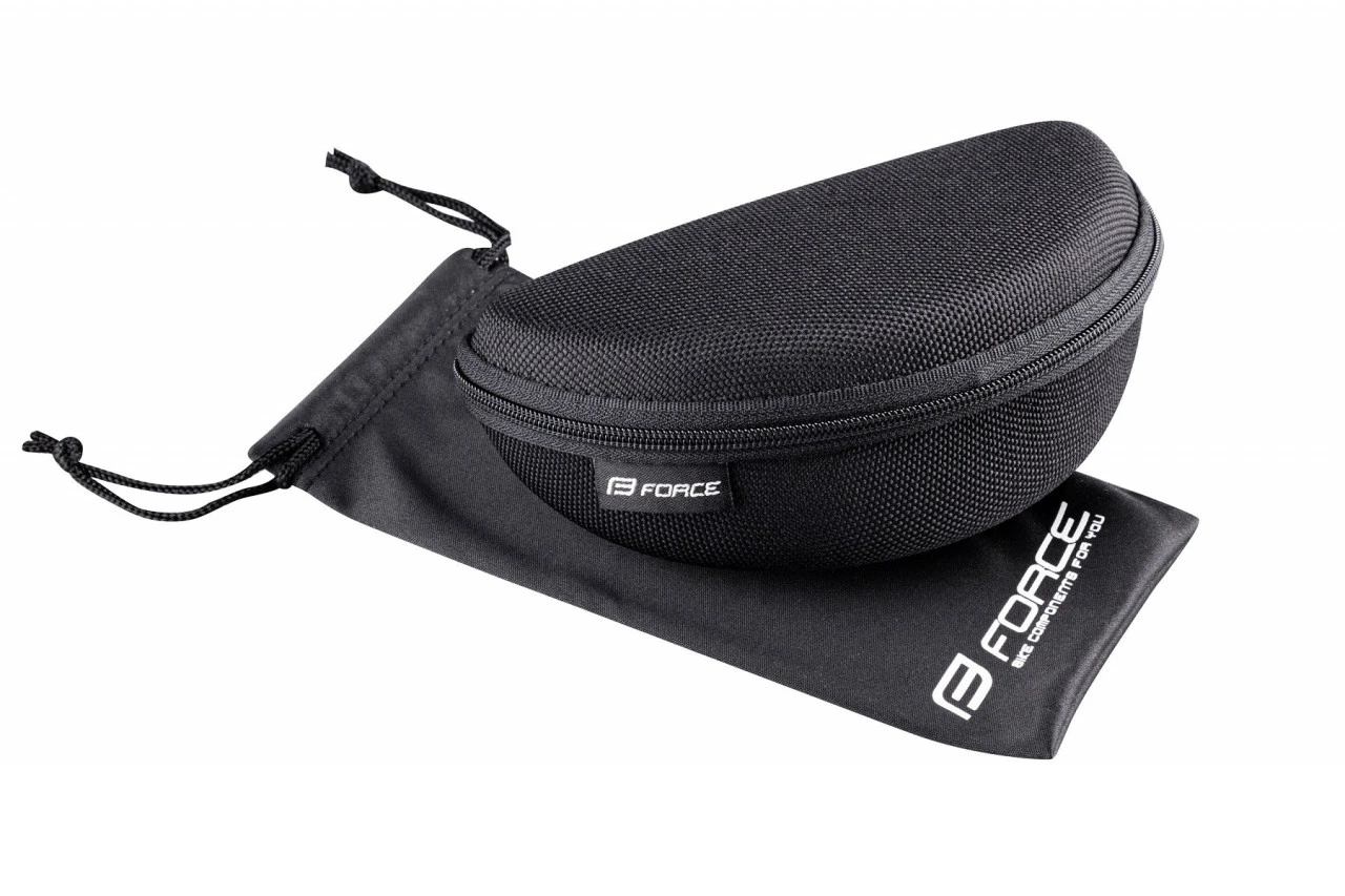4. Ochelari Force Sonic, lentila argintie oglinda, negru/bronz