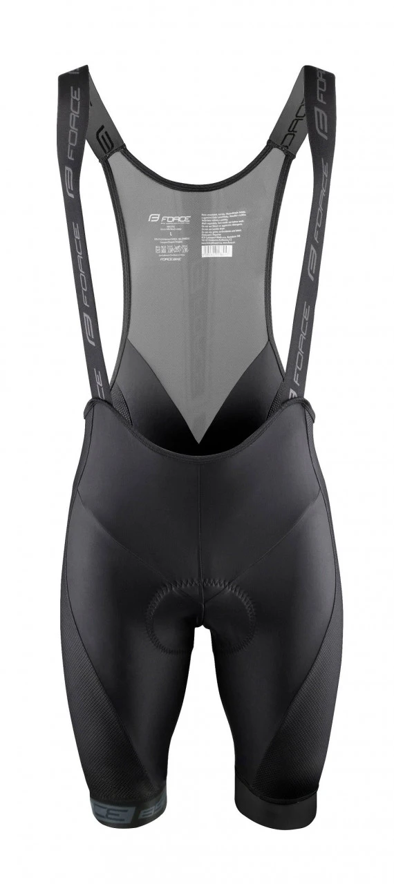 1. Pantaloni scurti cu bazon si bretele Force B51 Negru