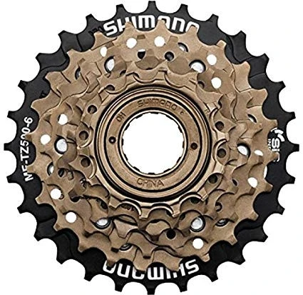 1. Pinioane pe filet Shimano Tourney MF-TZ500-6, 6 vit, 14-28T