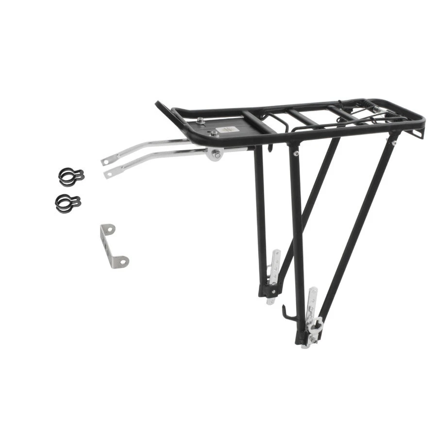 1. Portbagaj Aluminiu Spate M-WAVE SCREW-ON II A 26-28 Negru