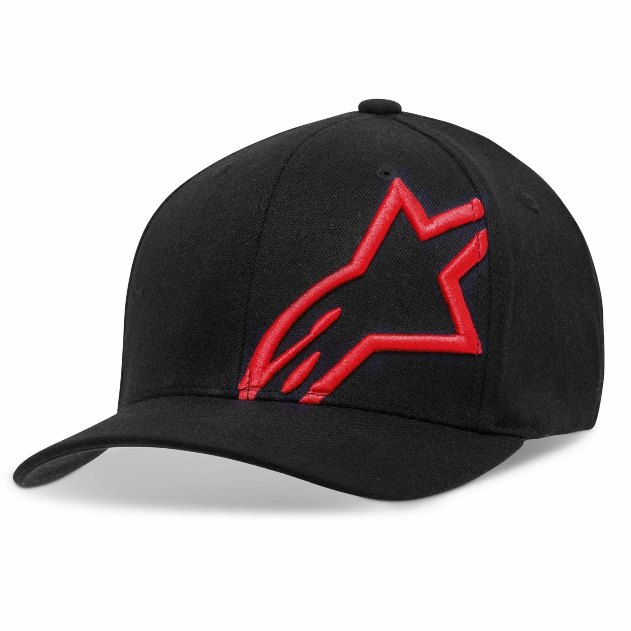 1. Sapca Alpinestars Corp Shift 2 Flexfit Negru/Rosu