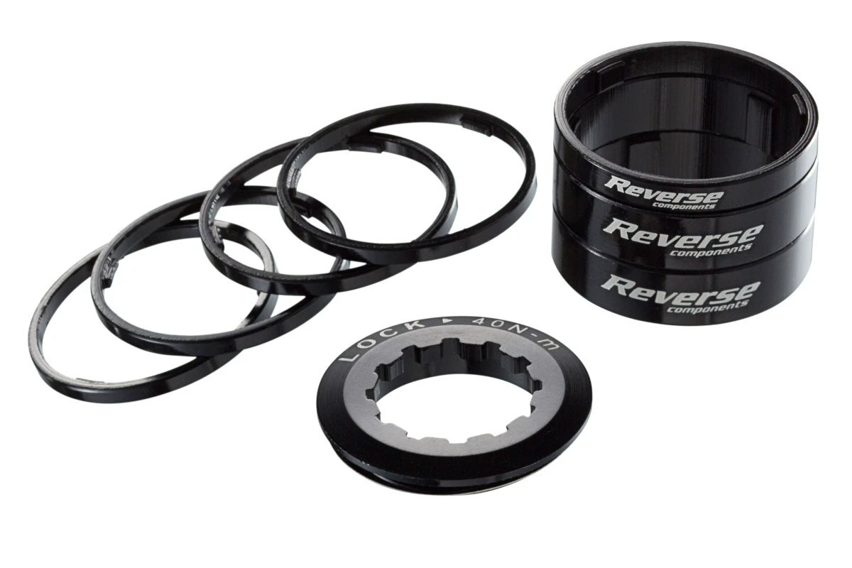 1. Set Distantiere single speed Reverse Negre