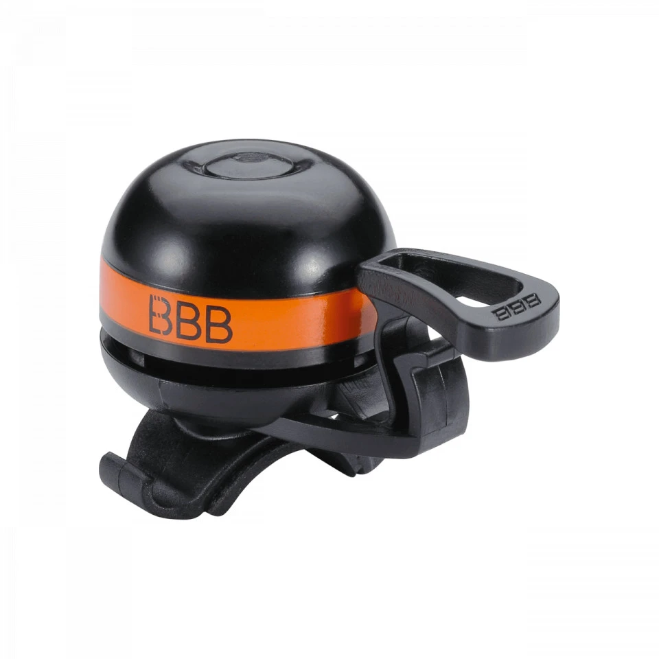 2. Sonerie pentru bicicleta BBB-14 Easyfit negru-portocaliu/galben/magenta
