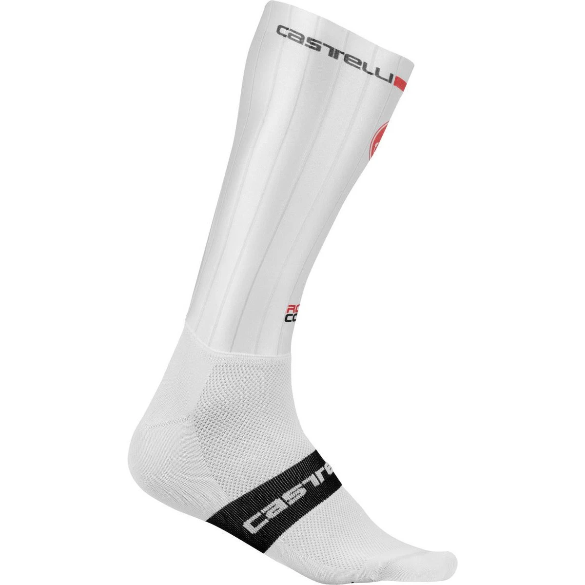 1. Sosete Castelli Fast Feet Alb