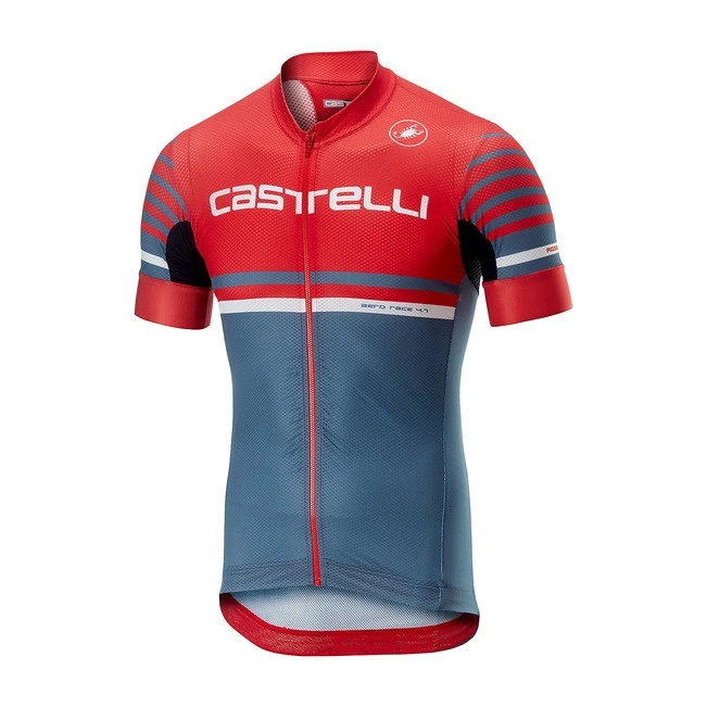 1. Tricou Castelli Free AR 4.1 Rosu/Albastru