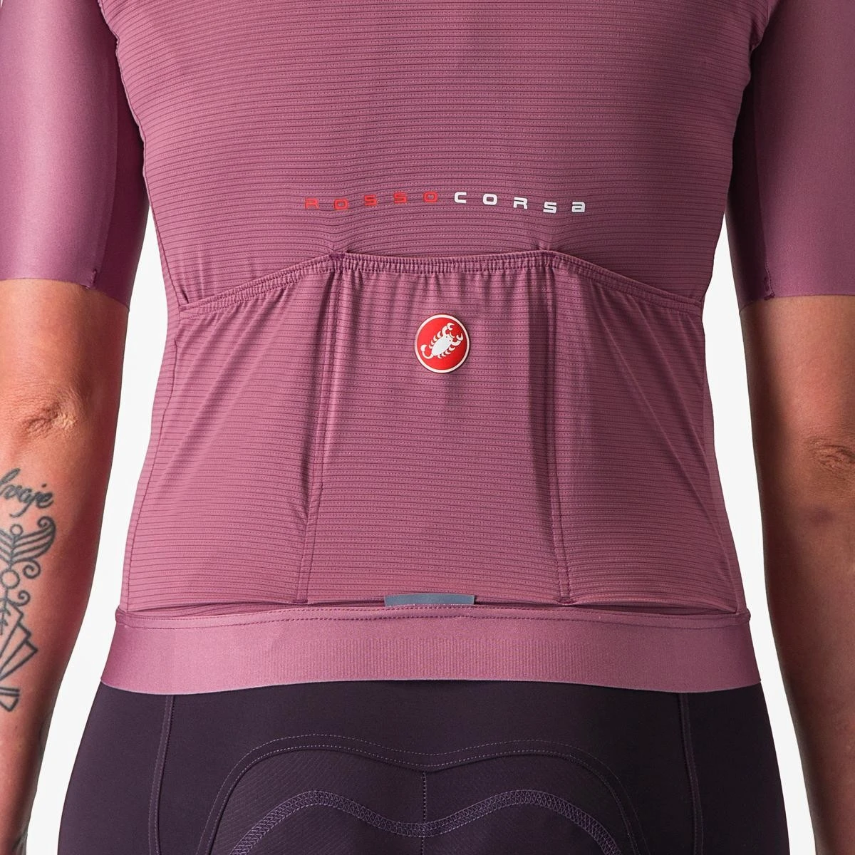 4. Tricou cu maneca scurta Castelli Aero PRO 7.0 W, de dama, Mov, XS