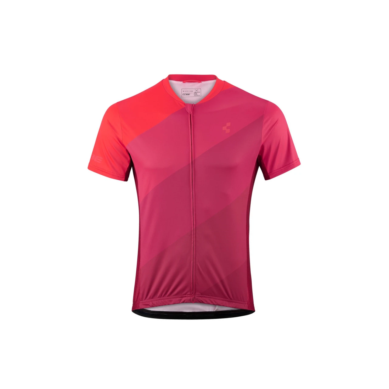 1. Tricou CUBE Tour Full Zip Rosu