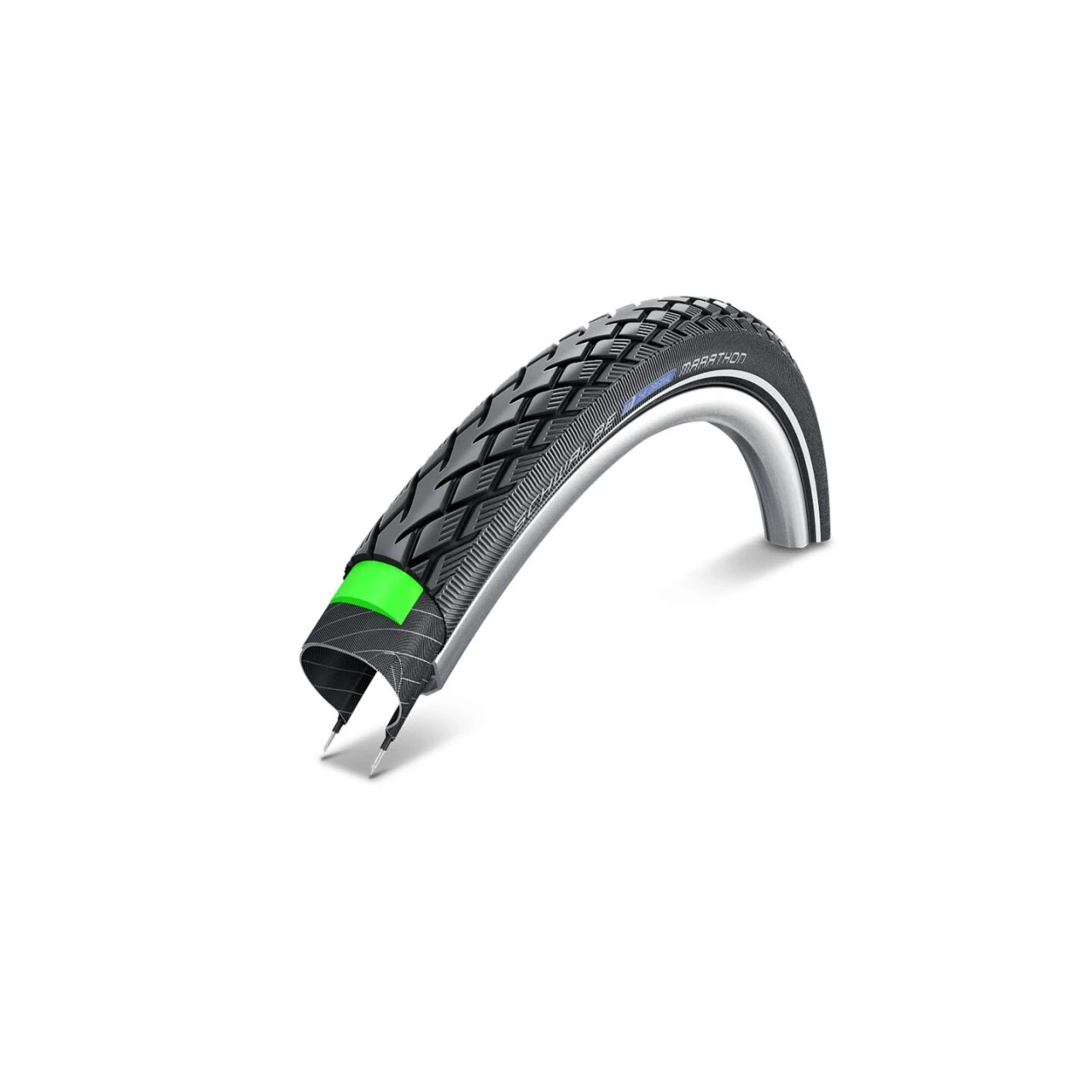 1. ANVELOPA SCHWALBE MARATHON PERFORMANCE GREENGUARD TWINSKIN 28-622 NEGRU