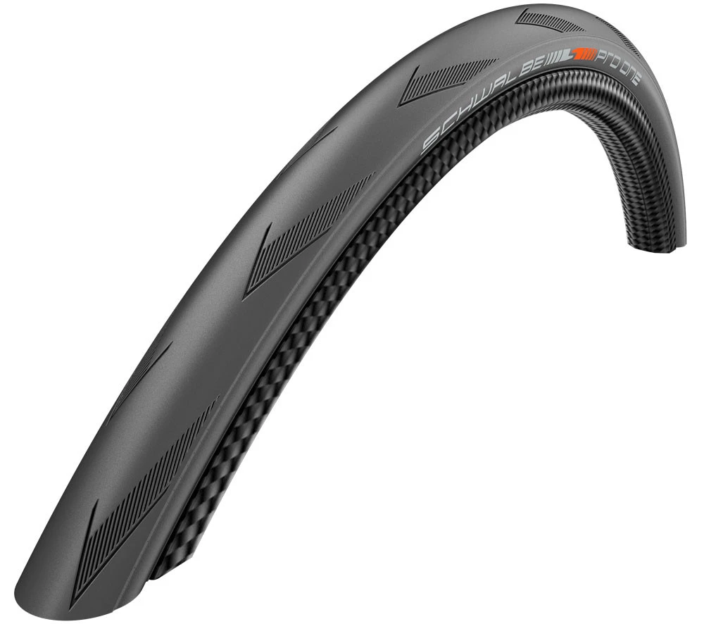 1. ANVELOPA SCHWALBE PRO ONE EVO V-GUARD FOLDING 700X25C Negru