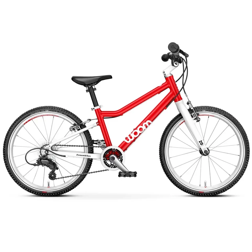 1. Bicicleta copii WOOM 4 Rosu