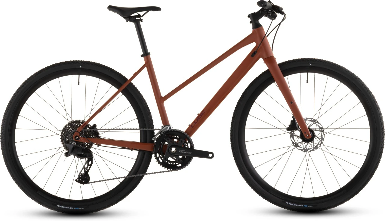 1. BICICLETA CUBE NULANE RACE TRAPEZE AMBER BLACK