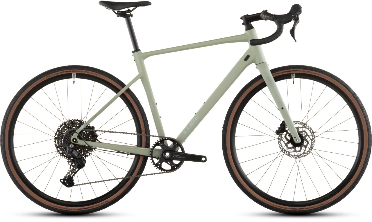 1. BICICLETA CUBE NUROAD PRO PEA GREY