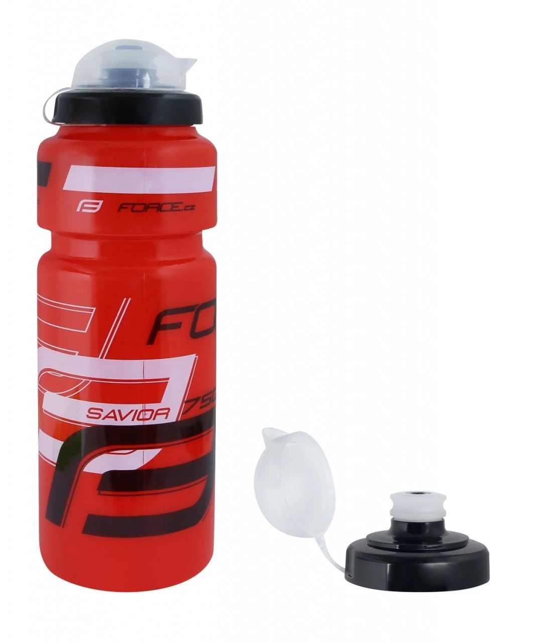 1. Bidon Force Savior Ultra 0.75l rosu/alb/negru