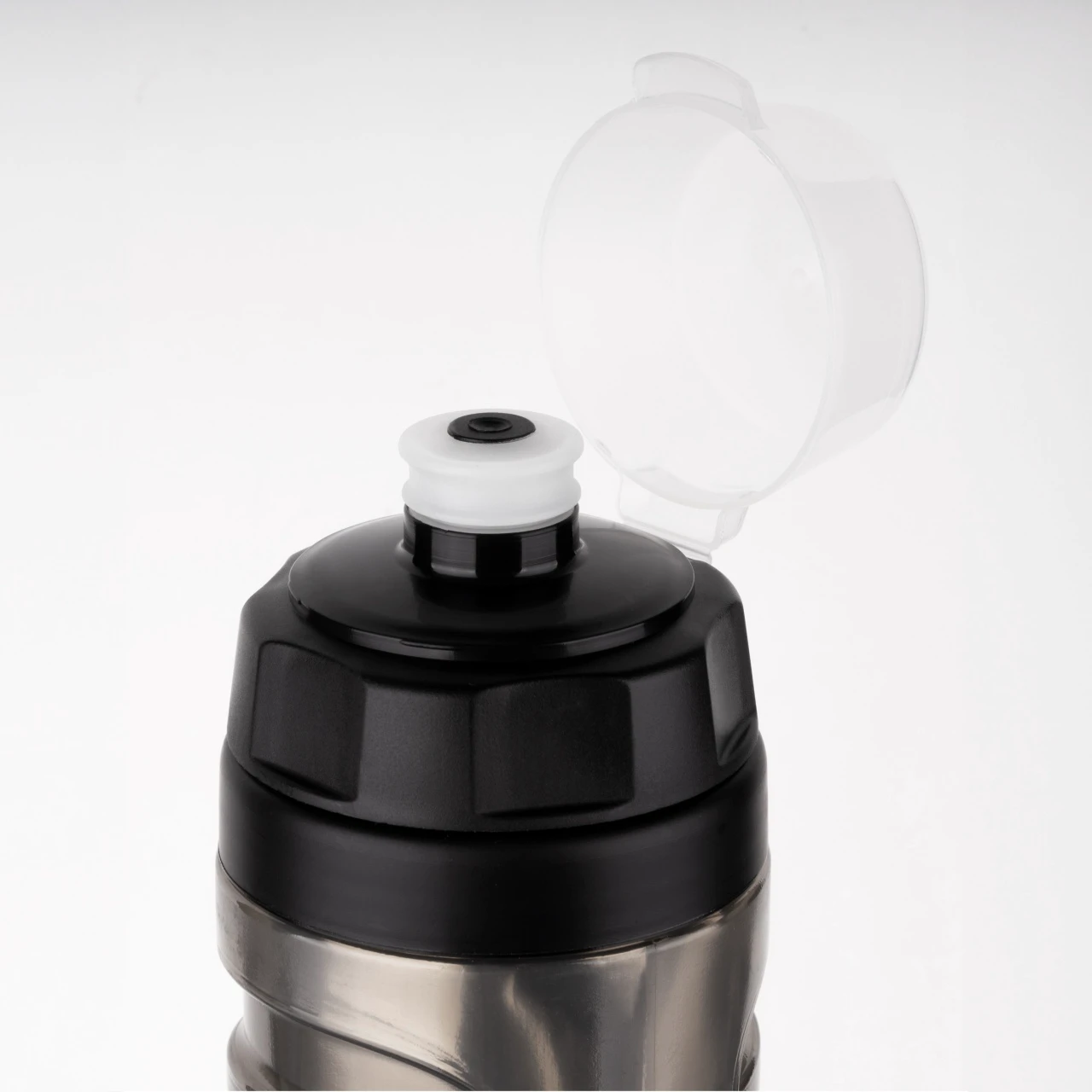 3. Bidon Force Warm 0.5l termo transparent/negru