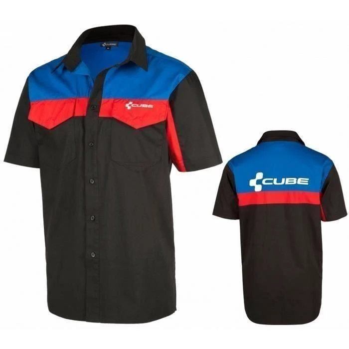 1. Camasa Cube Workshirt maneca scurta L