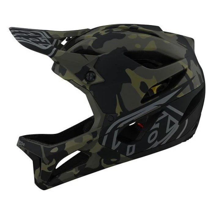 1. Casca Bicicleta Troy Lee Designs Stage Mips Camo Olive