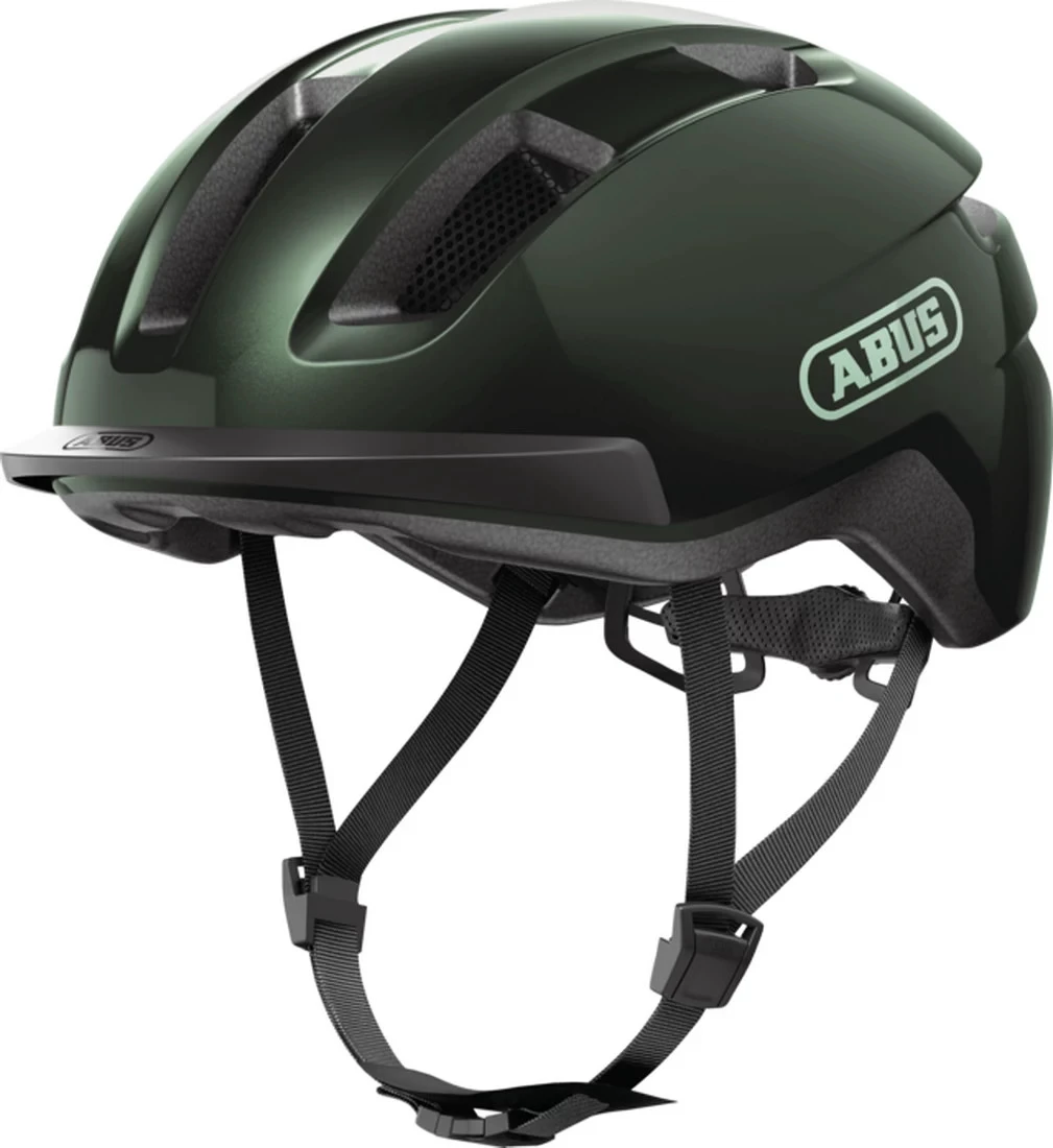 1. Casca City e-Bike ABUS Purl-Y Moss Green