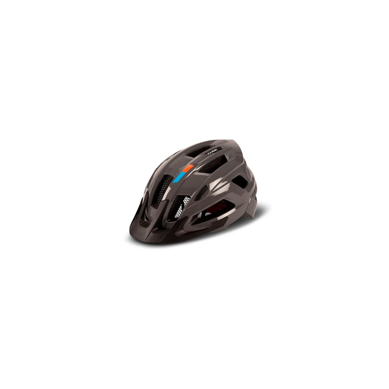 1. Casca CUBE Helmet Step X Actionteam Glossy Grey Orange