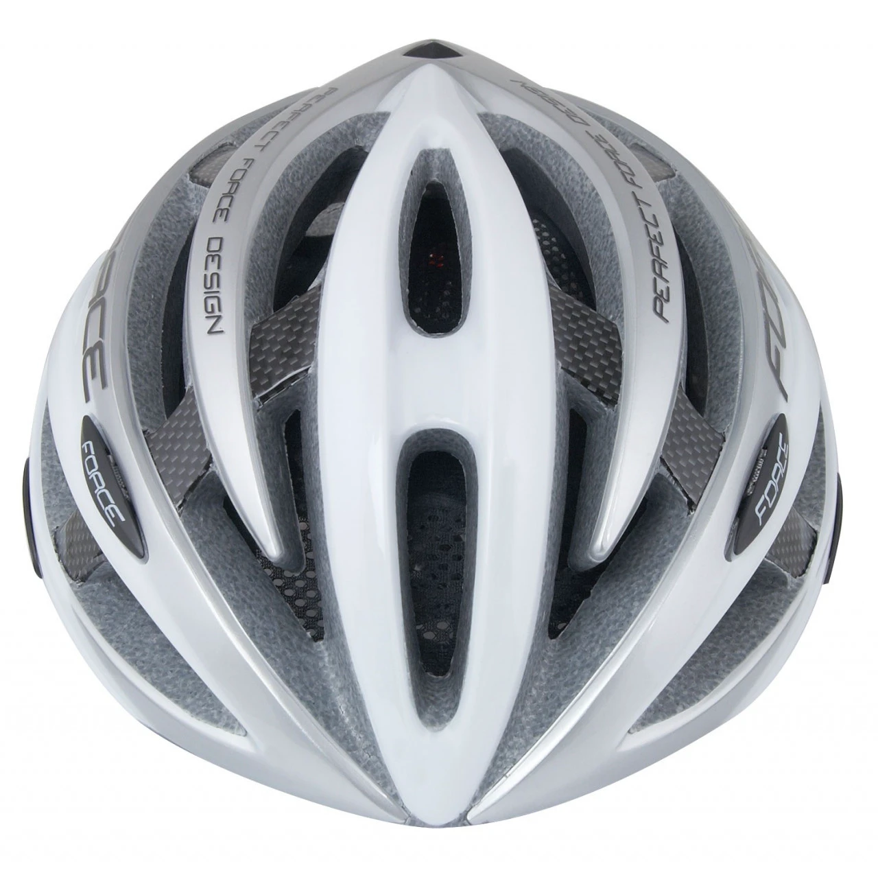 2. Casca FORCE ROAD Alb/gri