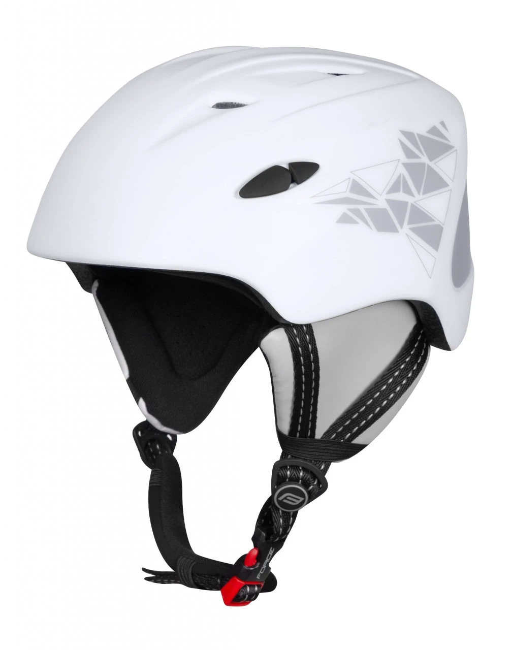 1. Casca FORCE SKI Alb/Gri