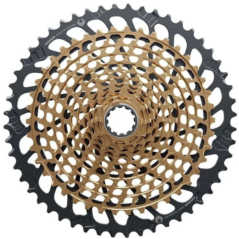 1. Caseta pinioane SRAM XG-1299 Eagle 10-52T 12 viteze XX1 Gold