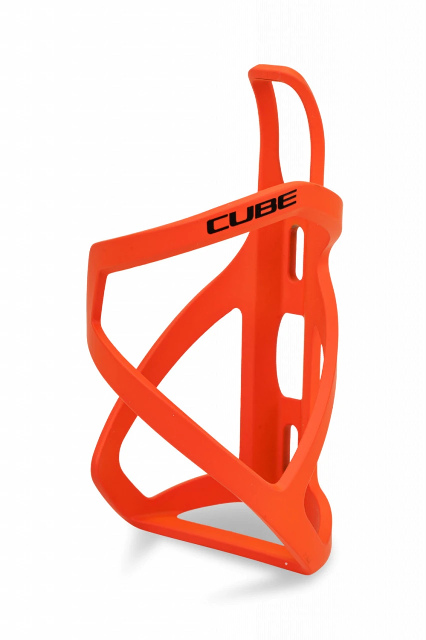 1. CUBE Bottle Cage HPP Left-Hand Sidecage matt orangeglossy black