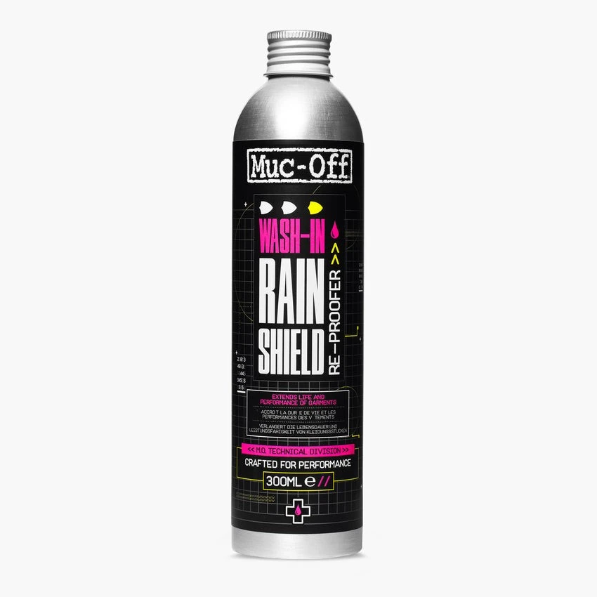 1. Detergent Muc-Off Wash-In Rain Shield Re-Proofer 300ml