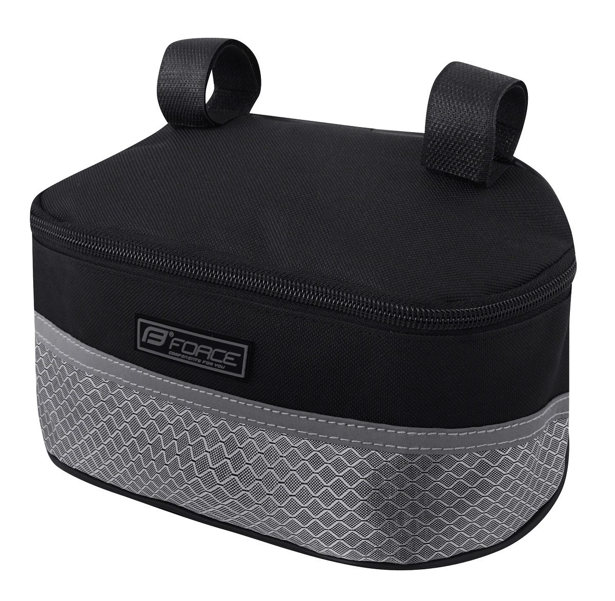1. Geanta pe ghidon Force Roller negru/gri