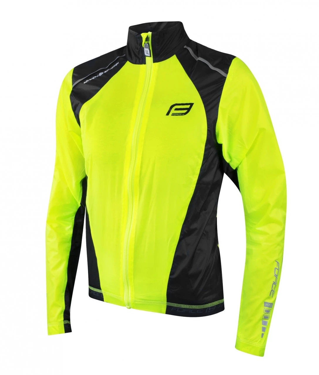 1. Jacheta Force Junior X53 fluo 140-153 cm