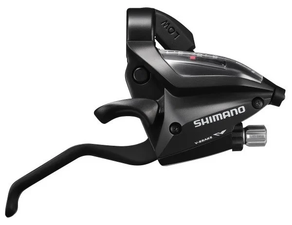 1. MANETA SCHIMBATOR/FRANA SHIMANO ST-EF500-8R DREAPTA 8 PINIOANE NEGRU